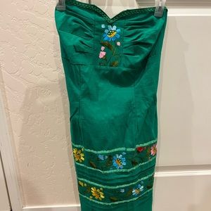 Mexican Floral Dress